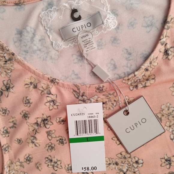 CUPIO Floral Trapeze Sun Dress Pockets - Picture 8 of 9